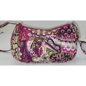 Vera Bradley Frannie Small Pink Hipster Crossbody Retired Very Berry Paisley